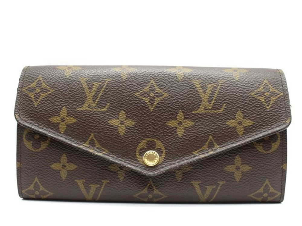 LOUIS VUITTON Portefeuille Sarah Long Wallet Monogram